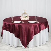 90" x 90" Satin Table Overlay