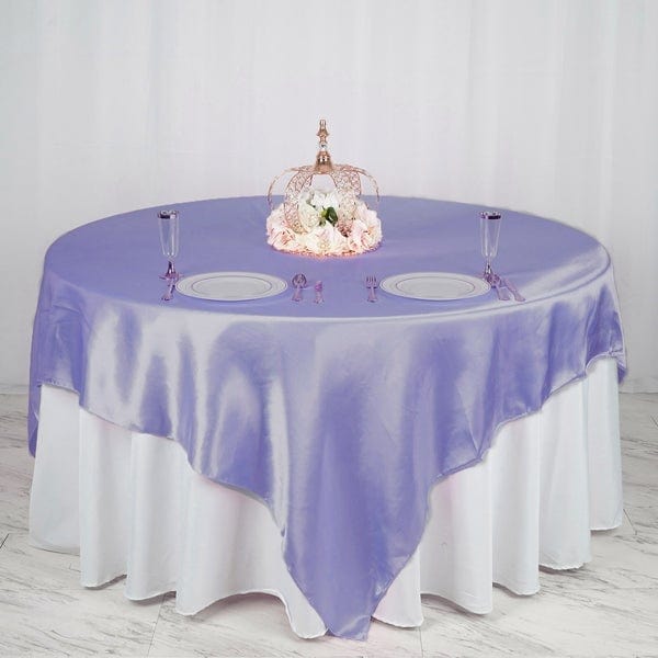 90" x 90" Satin Table Overlay
