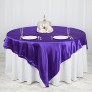 90" x 90" Satin Table Overlay