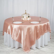 90" x 90" Satin Table Overlay