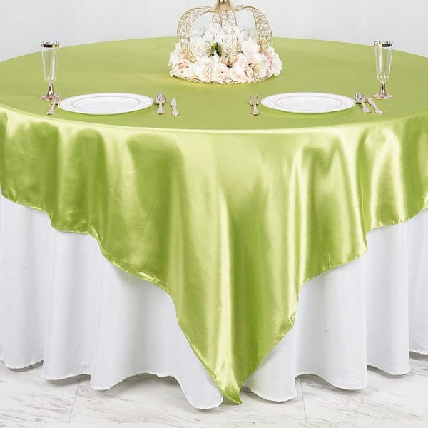 90" x 90" Satin Table Overlay