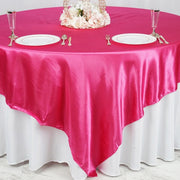 90" x 90" Satin Table Overlay