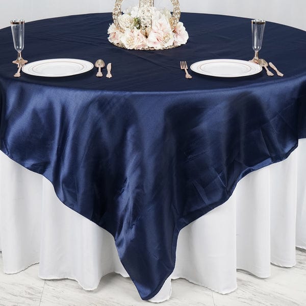 90" x 90" Satin Table Overlay
