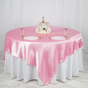 90" x 90" Satin Table Overlay