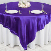 90" x 90" Satin Table Overlay