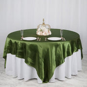 90" x 90" Satin Table Overlay