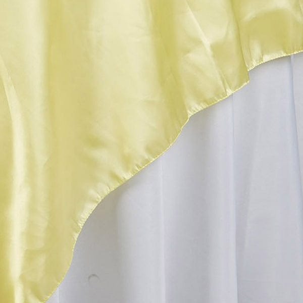 90" x 90" Satin Table Overlay