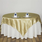 90" x 90" Satin Table Overlay
