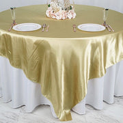 90" x 90" Satin Table Overlay