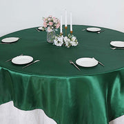 90" x 90" Satin Table Overlay