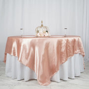 90" x 90" Satin Table Overlay LAY90_STN_MAUV