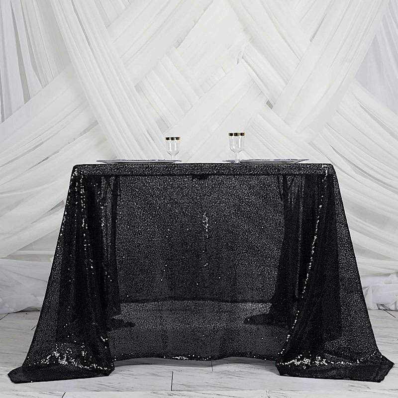 90" x 90" Sequined Table Overlay
