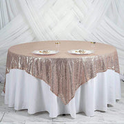 90" x 90" Sequined Table Overlay