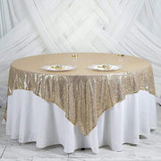 90" x 90" Sequined Table Overlay