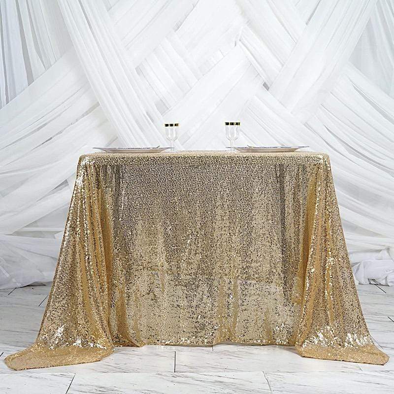 90" x 90" Sequined Table Overlay