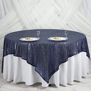 90" x 90" Sequined Table Overlay
