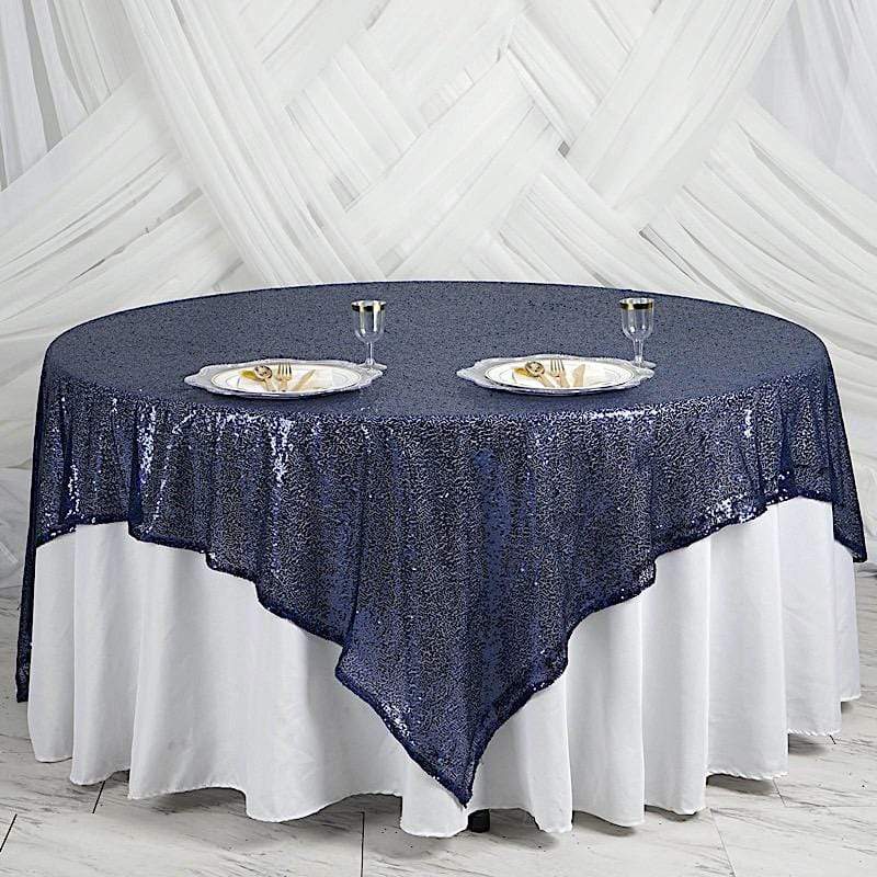 90" x 90" Sequined Table Overlay