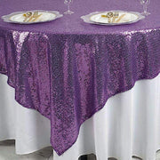 90" x 90" Sequined Table Overlay
