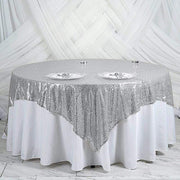 90" x 90" Sequined Table Overlay