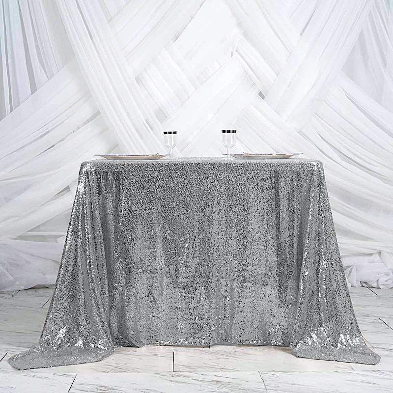 90" x 90" Sequined Table Overlay
