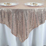 90" x 90" Sequined Table Overlay