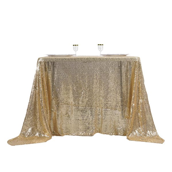 90" x 90" Sequined Table Overlay