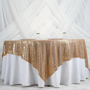 90" x 90" Sequined Table Overlay