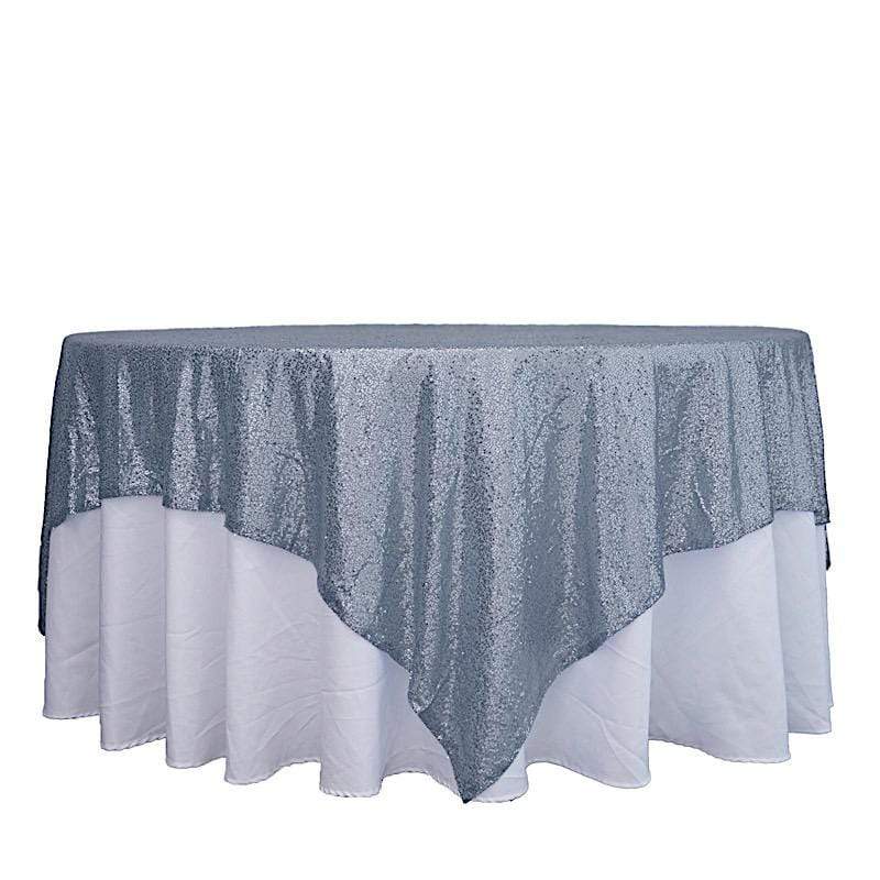90" x 90" Sequined Table Overlay LAY90_02_086