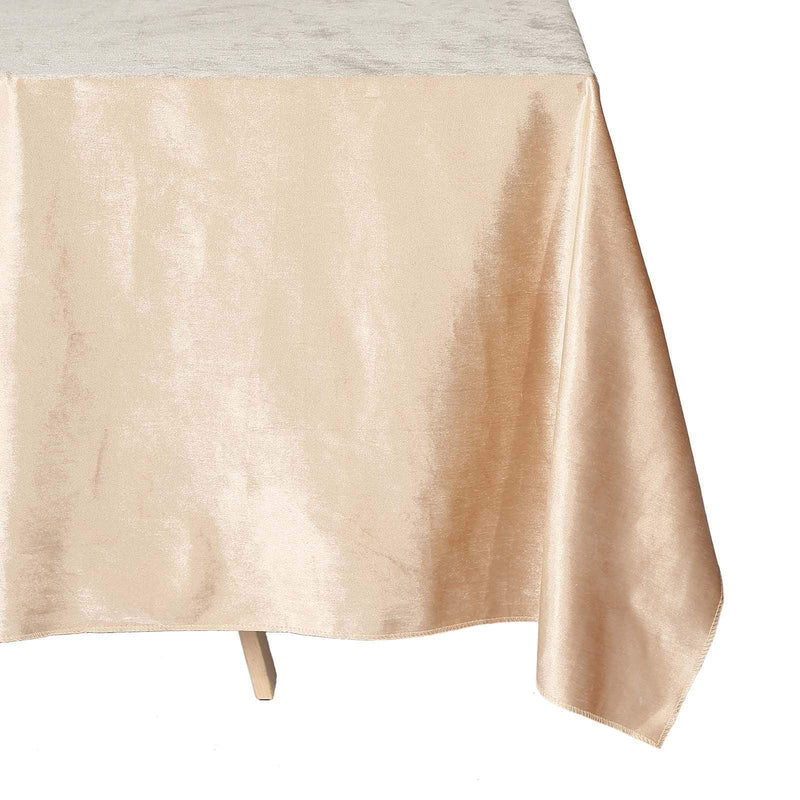 90"x132" Premium Velvet Rectangular Tablecloth