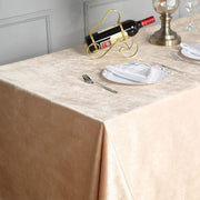 90"x132" Premium Velvet Rectangular Tablecloth