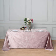 90"x132" Premium Velvet Rectangular Tablecloth