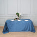 90"x132" Premium Velvet Rectangular Tablecloth - Navy Blue TAB_VEL_90132_NAVY