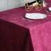90"x132" Premium Velvet Rectangular Tablecloth - Purple TAB_VEL_90132_PURP