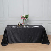 90"x132" Premium Velvet Rectangular Tablecloth