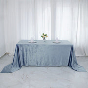 90"x132" Premium Velvet Rectangular Tablecloth