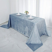 90"x132" Premium Velvet Rectangular Tablecloth