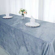 90"x132" Premium Velvet Rectangular Tablecloth