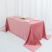90"x132" Premium Velvet Rectangular Tablecloth