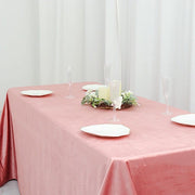 90"x132" Premium Velvet Rectangular Tablecloth