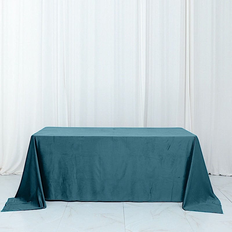 90"x132" Premium Velvet Rectangular Tablecloth