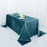 90"x132" Premium Velvet Rectangular Tablecloth