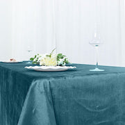 90"x132" Premium Velvet Rectangular Tablecloth