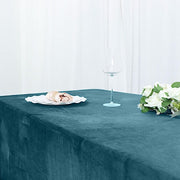 90"x132" Premium Velvet Rectangular Tablecloth