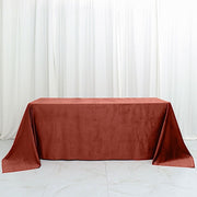 90"x132" Premium Velvet Rectangular Tablecloth
