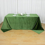 90"x132" Premium Velvet Rectangular Tablecloth