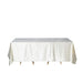 90"x132" Premium Velvet Rectangular Tablecloth TAB_VEL_90132_IVR