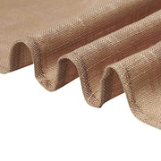 90"x132" Rectangular Premium Faux Burlap Polyester Tablecloth