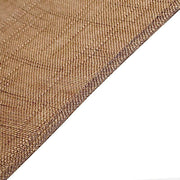 90"x132" Rectangular Premium Faux Burlap Polyester Tablecloth