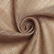 90"x132" Rectangular Premium Faux Burlap Polyester Tablecloth