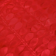 90"x132" Taffeta Rectangular Tablecloth with Leaf Petals Design
